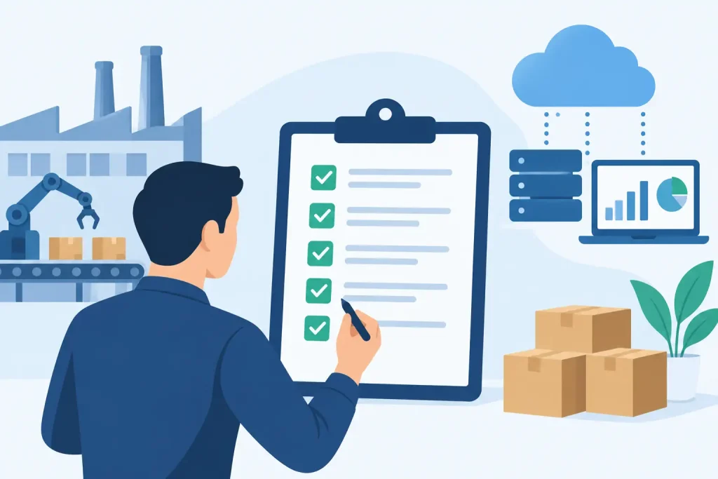 Manufacturing Data Supplier Review Checklist